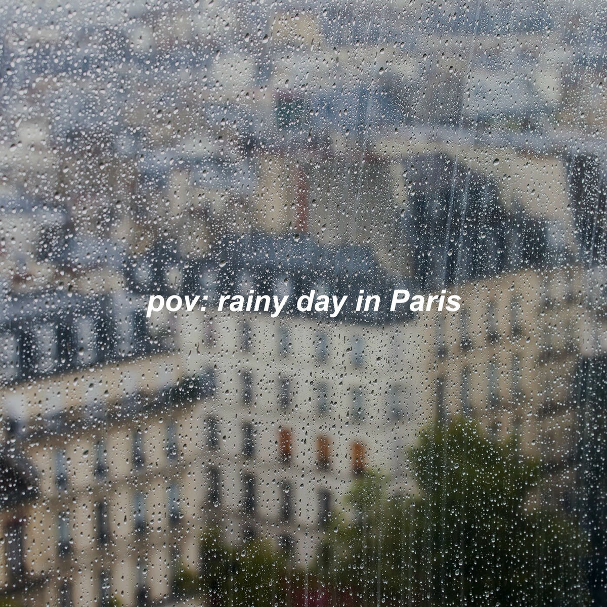Album cover of pov: rainy day in paris