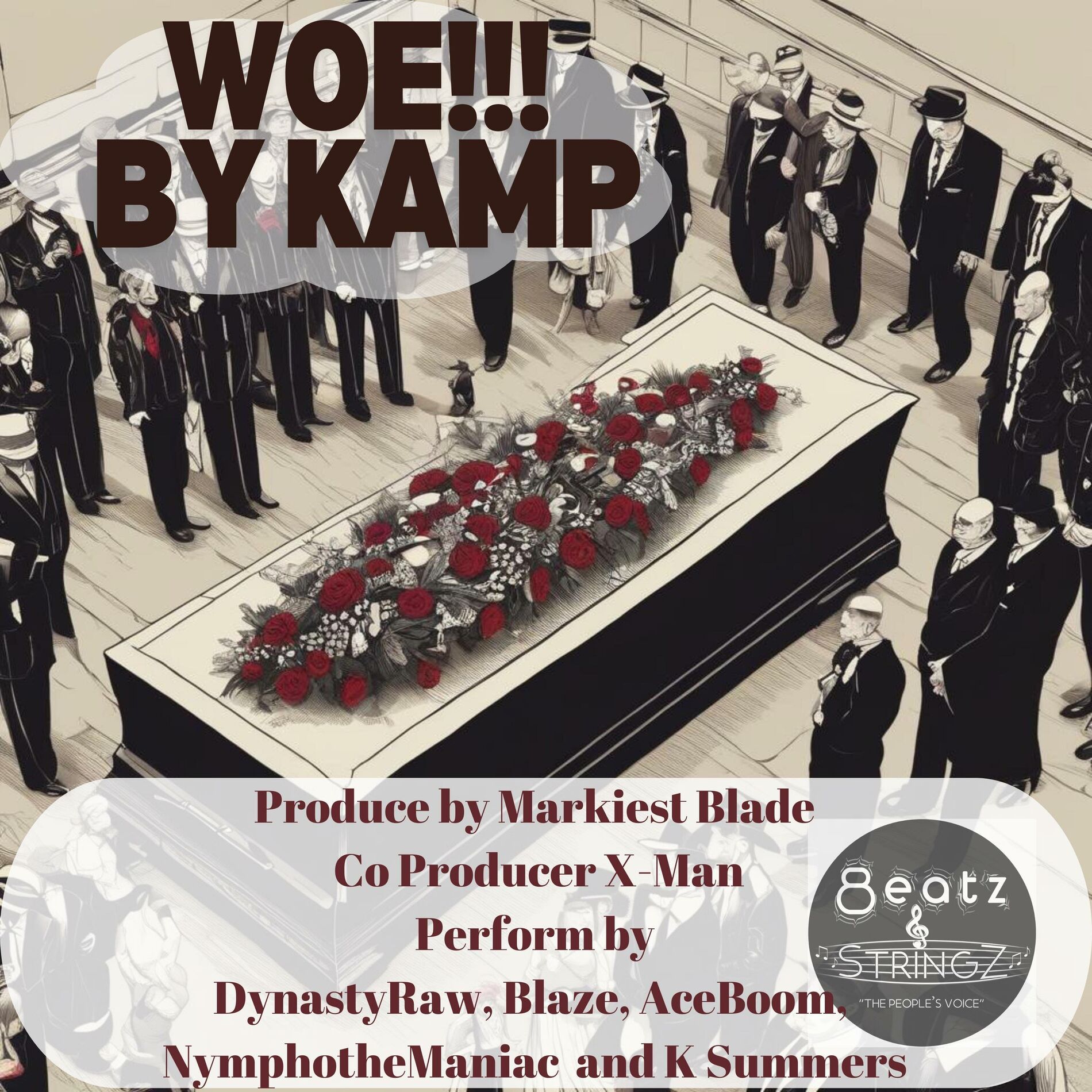 Album cover of WOE!!! by KAMP (feat. Dynasty Raw, Blaze, AceBoom & K Summers) [Radio Edit]