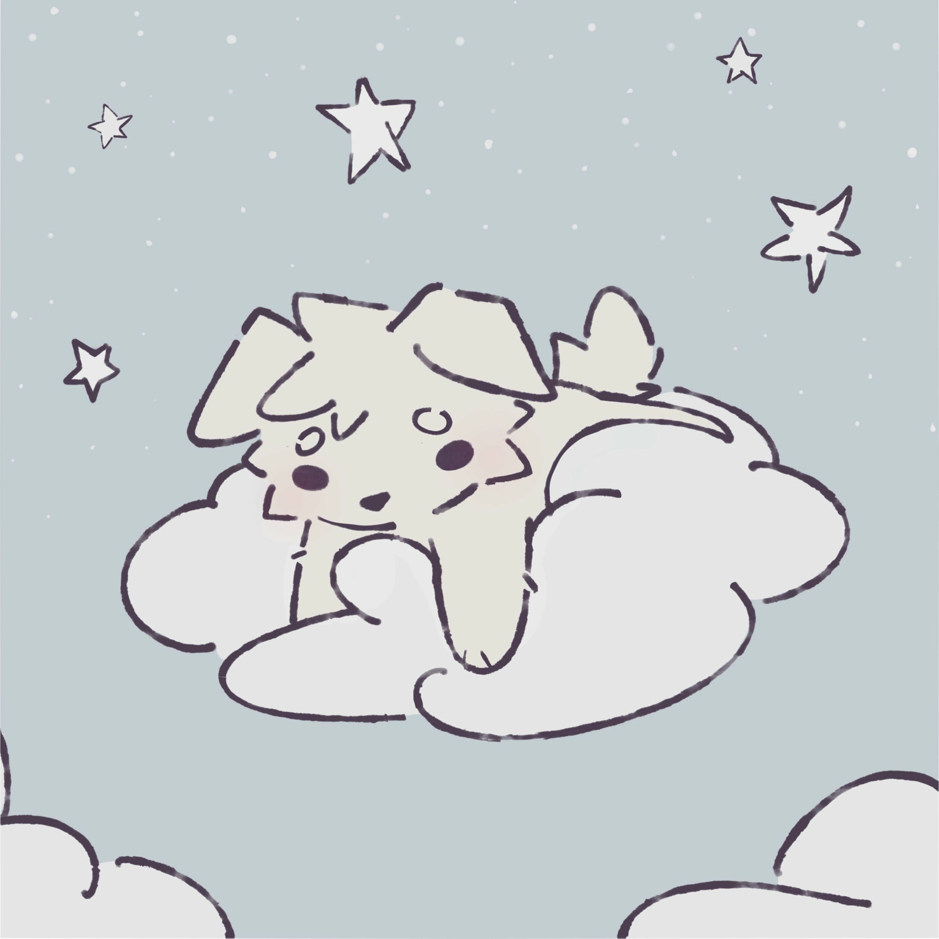 Album cover of fluffy clouds