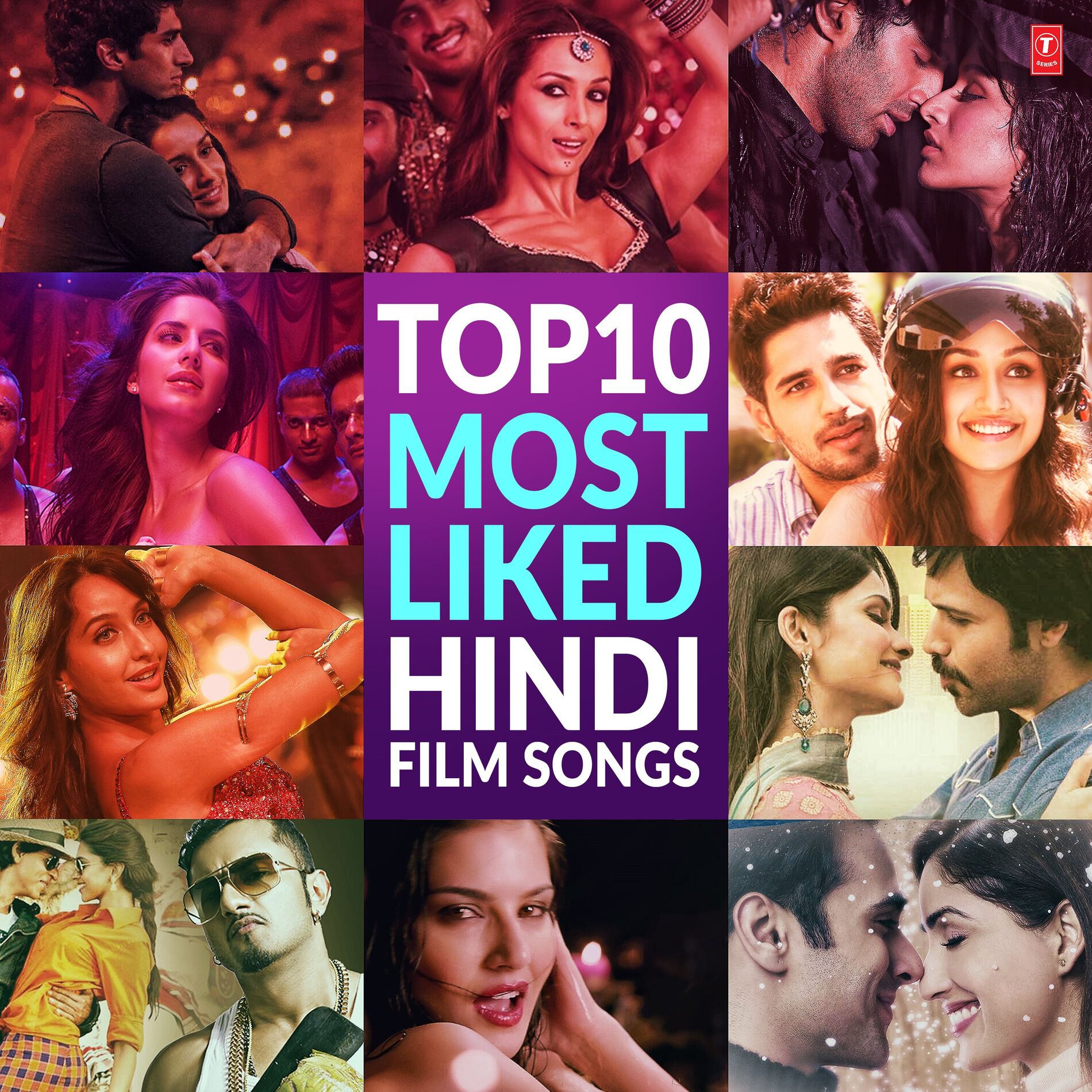 Album cover of Top 10 Most Liked Hindi Film Songs
