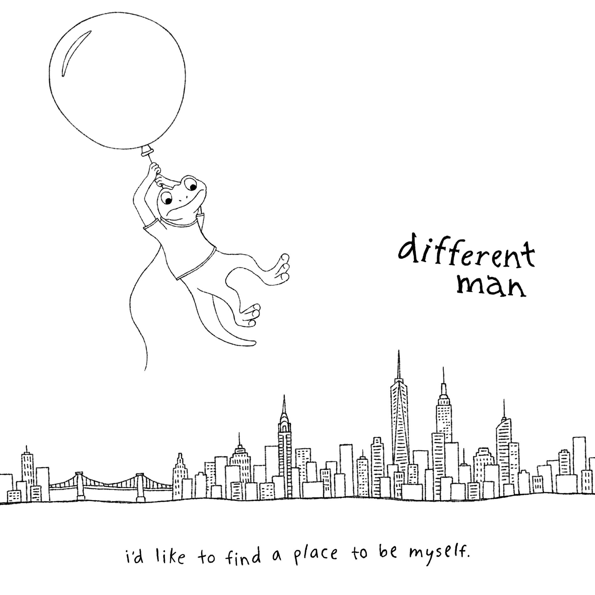 Album cover of different man