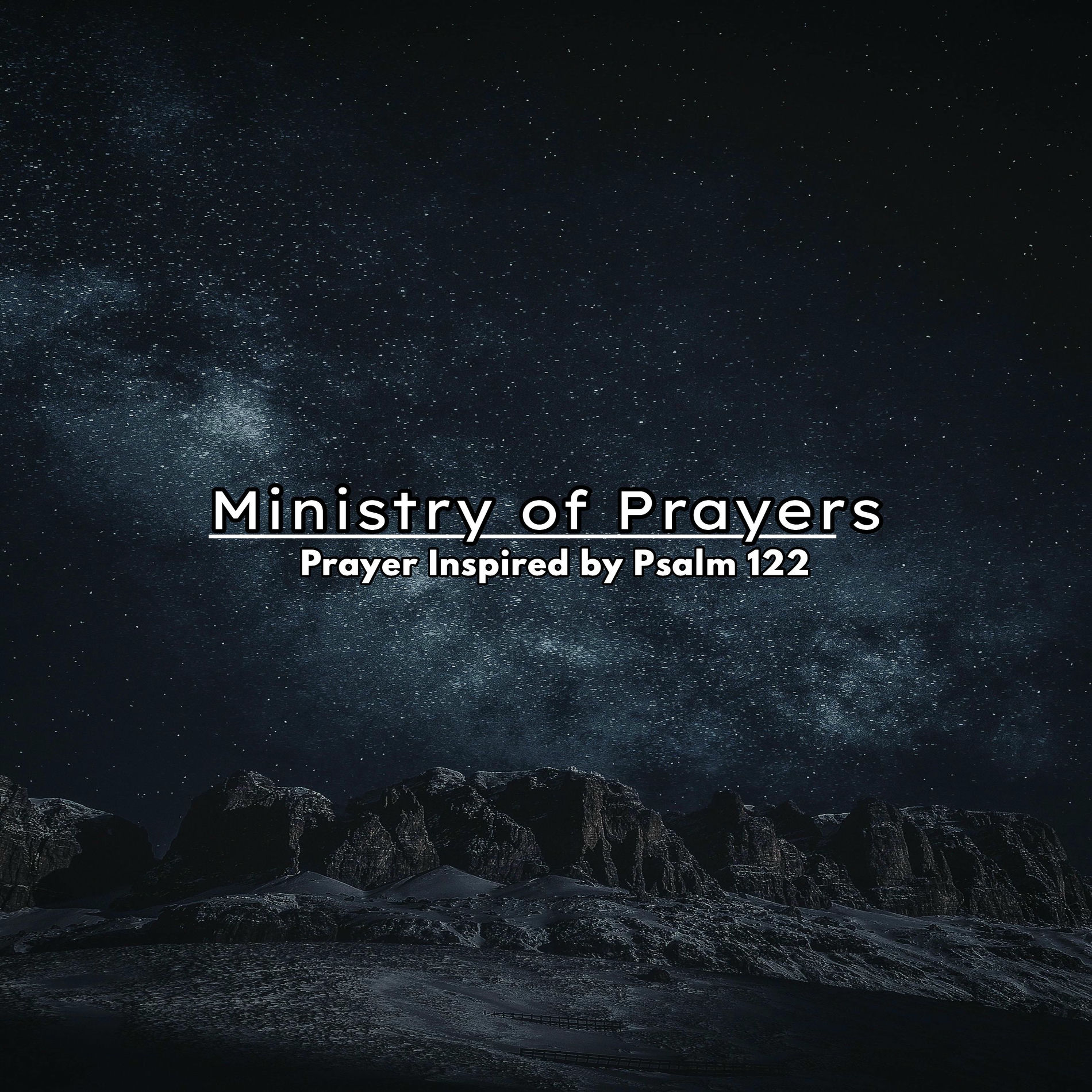 Album cover of Prayer Inspired by Psalm 122