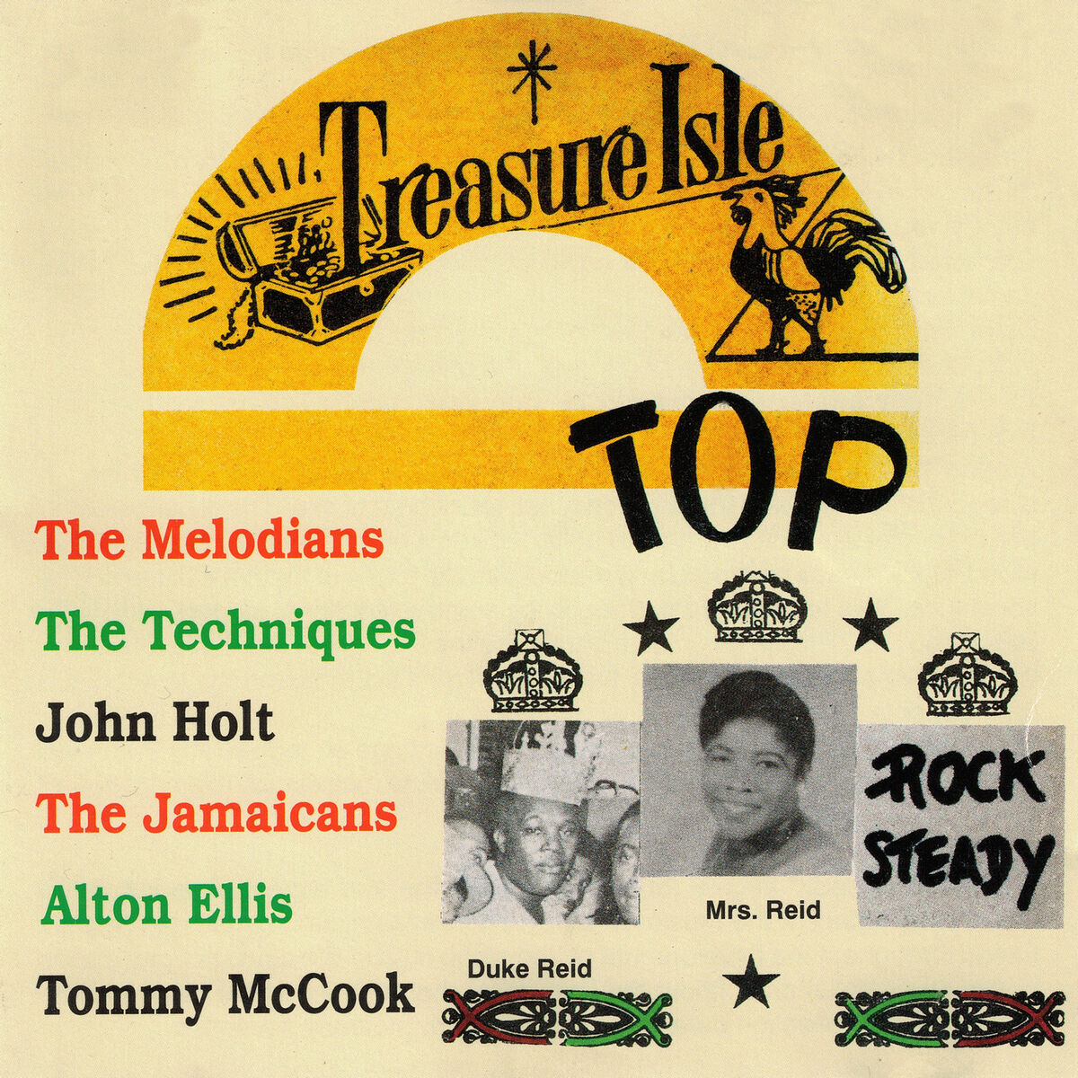 Album cover of Treasure Isle Top Rock Steady