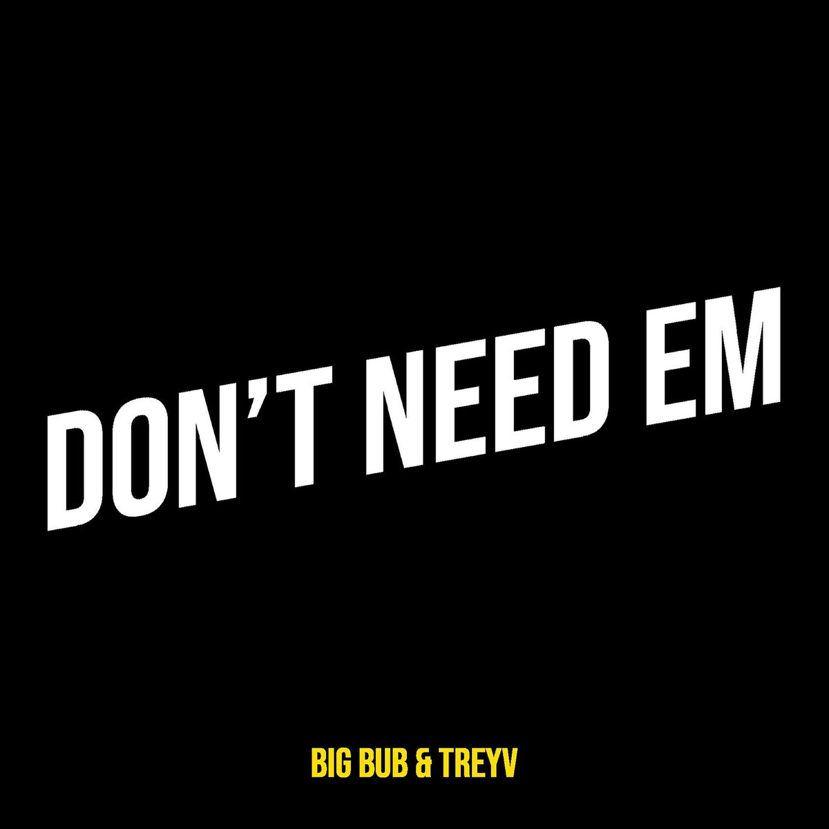 Album cover of Don’t Need Em