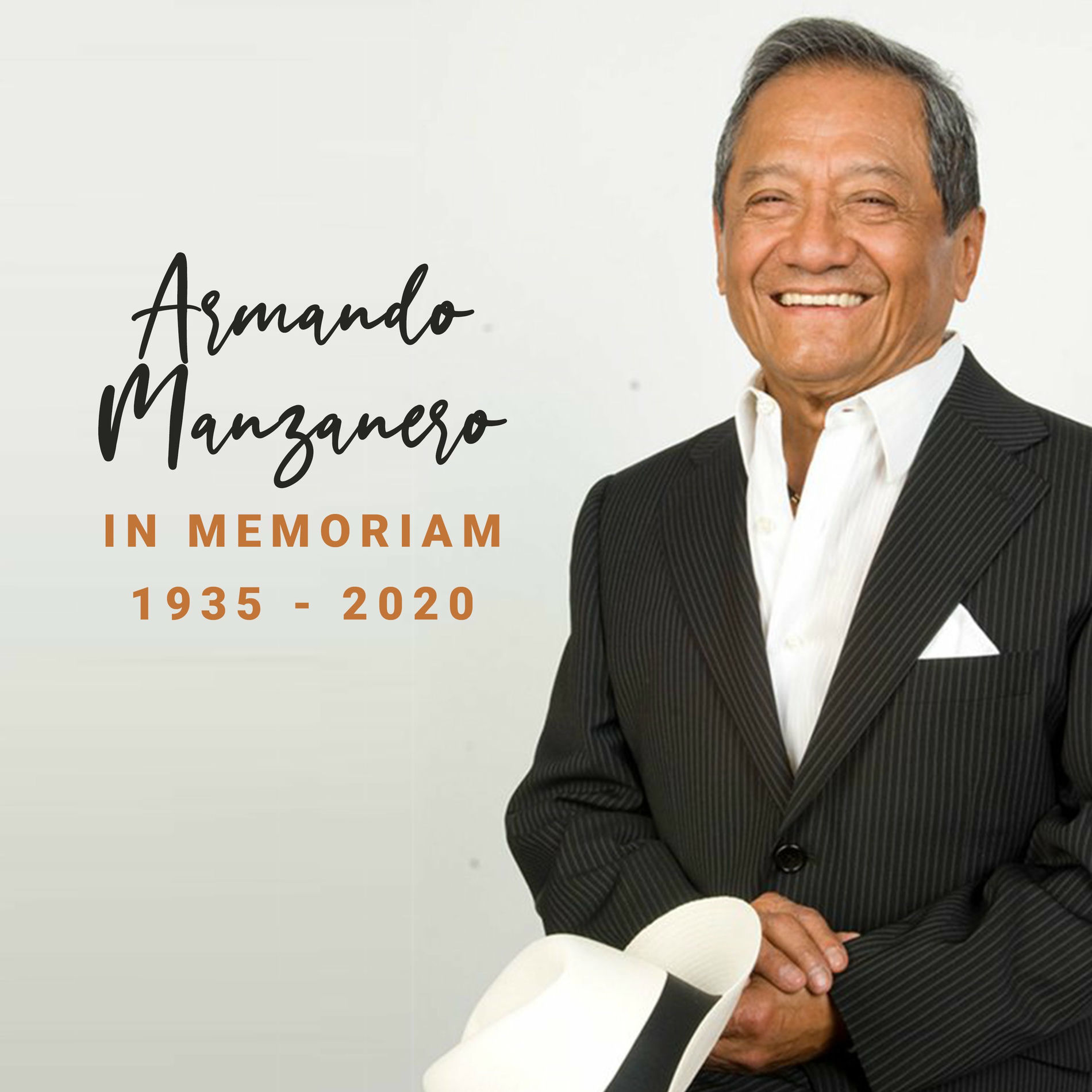 Album cover of Armando Manzanero In Memoriam (1935/2020) (Instrumental)