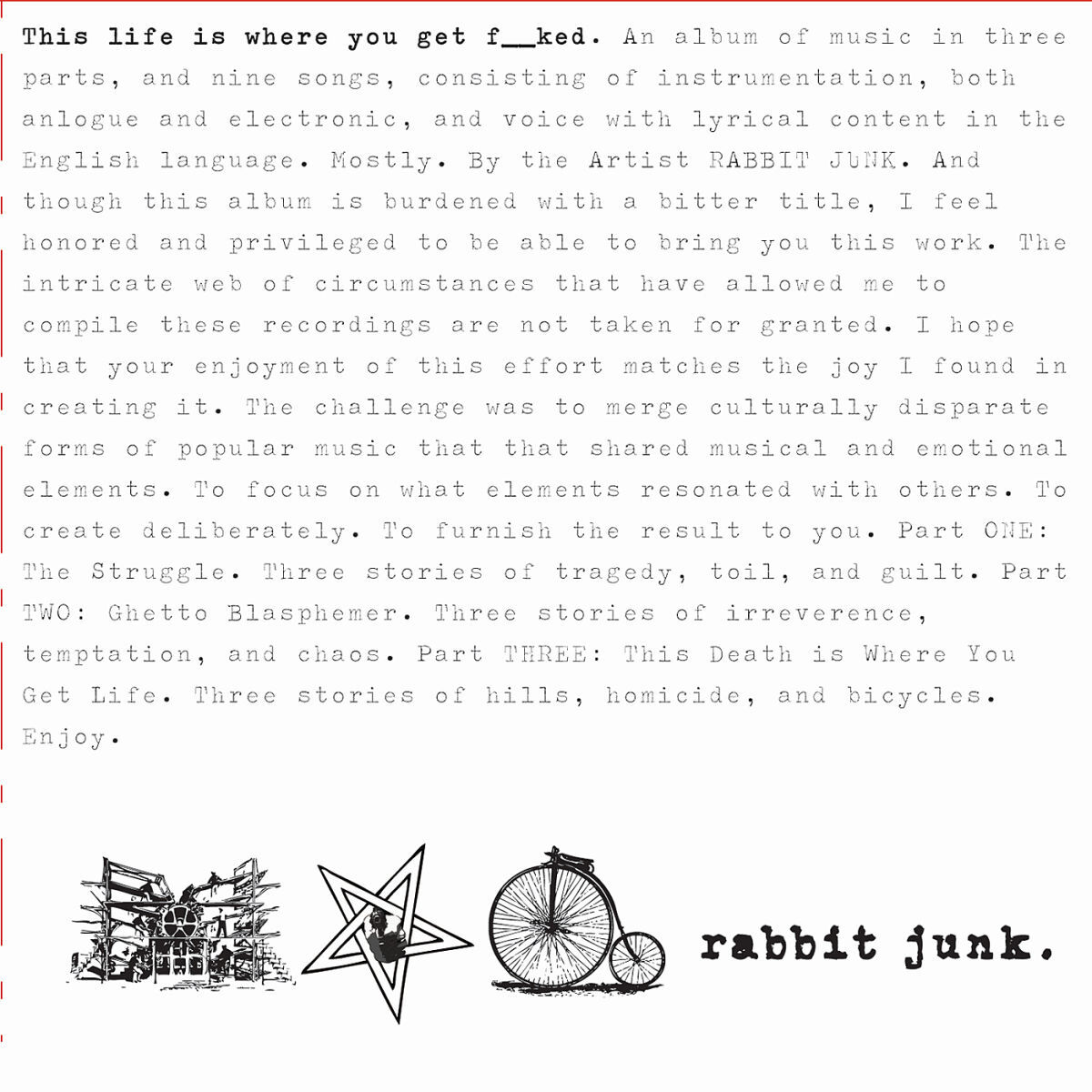 Album cover of This Life Is Where You Get Fucked