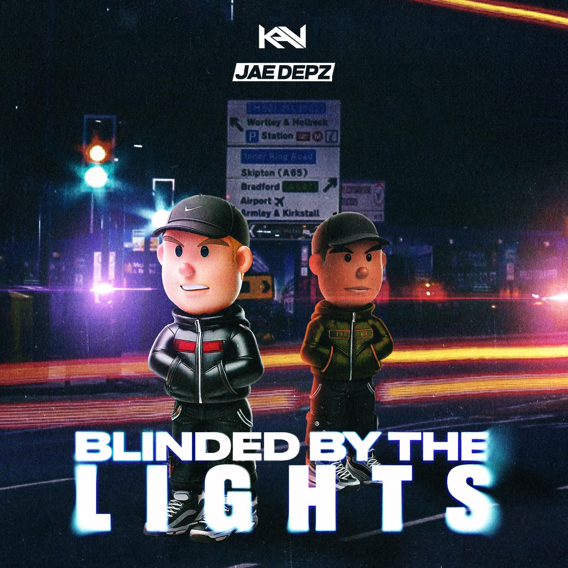 Album cover of Blinded by the Lights