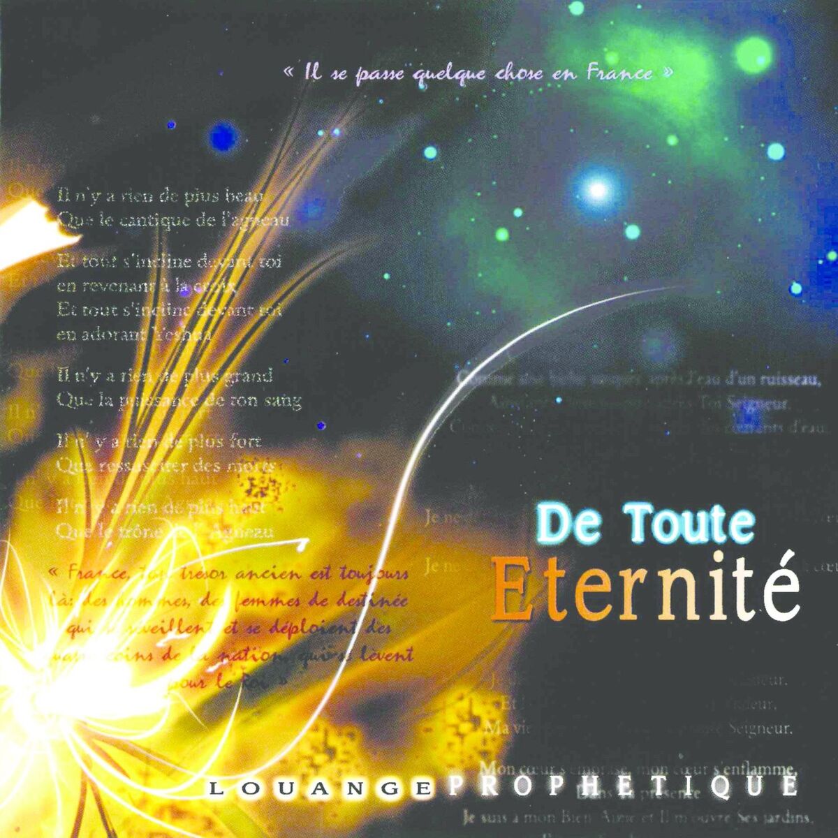Album cover of De Toute Eternité