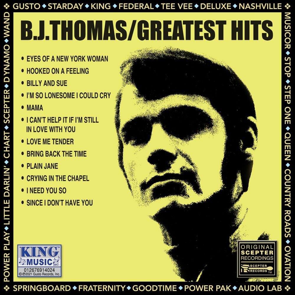 Picture of B. J. Thomas/Greatest Hits Volume 1 (Original Scepter Recordings)