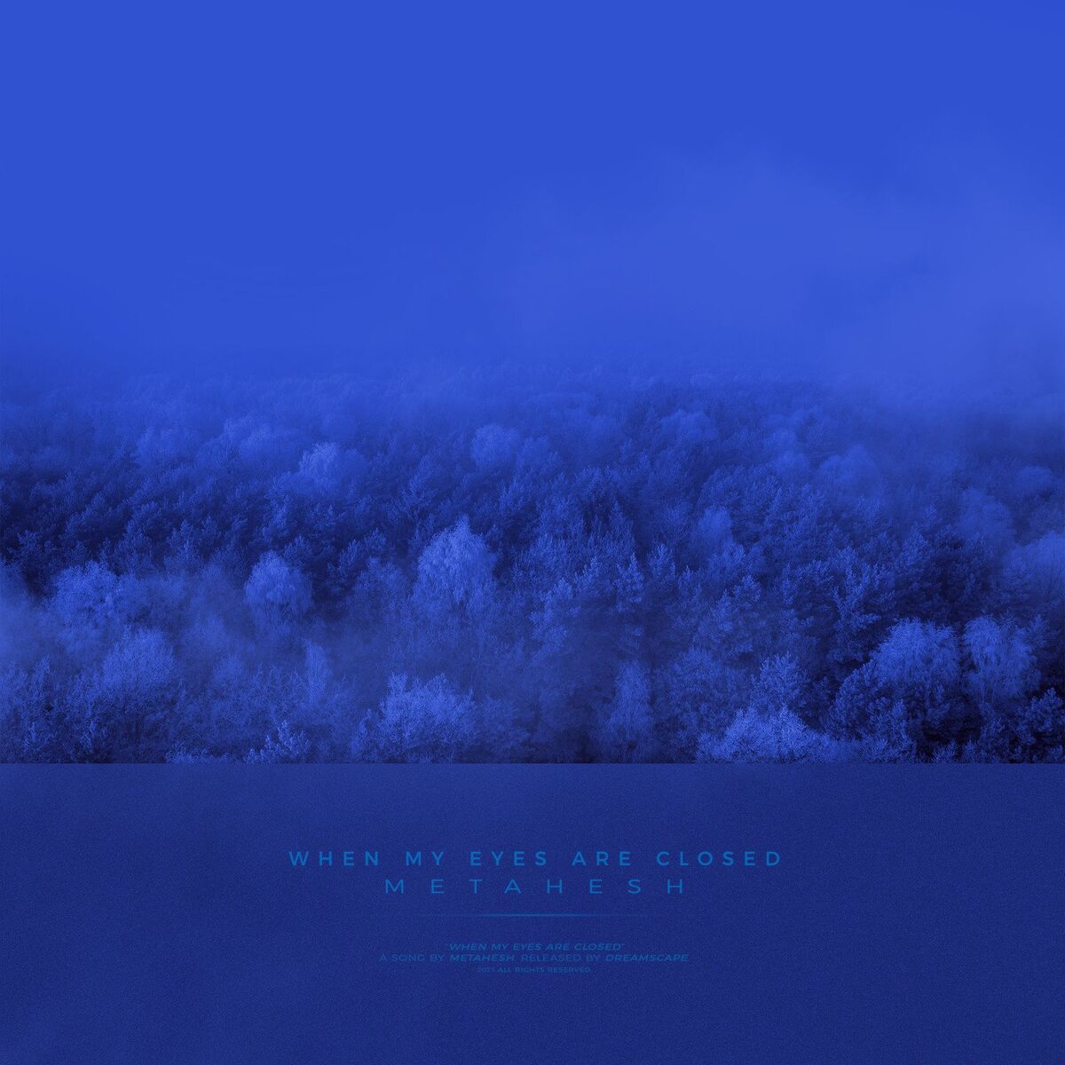 Album cover of when my eyes are closed