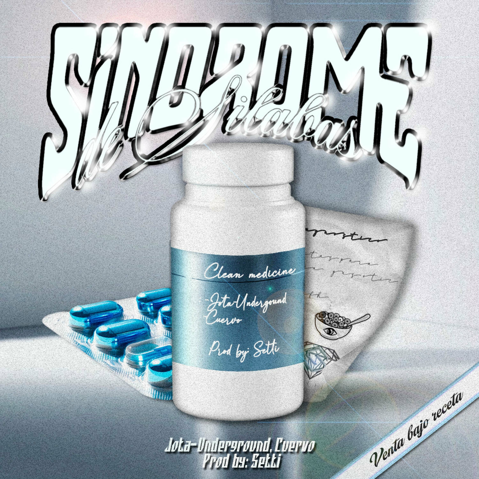 Album cover of Síndrome de sílabas (feat. Cuervo)