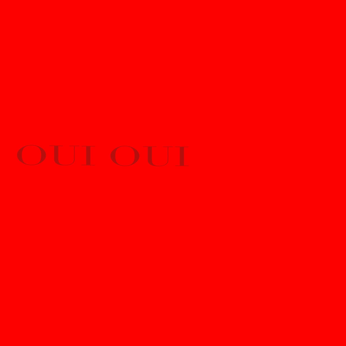 Album cover of Oui oui