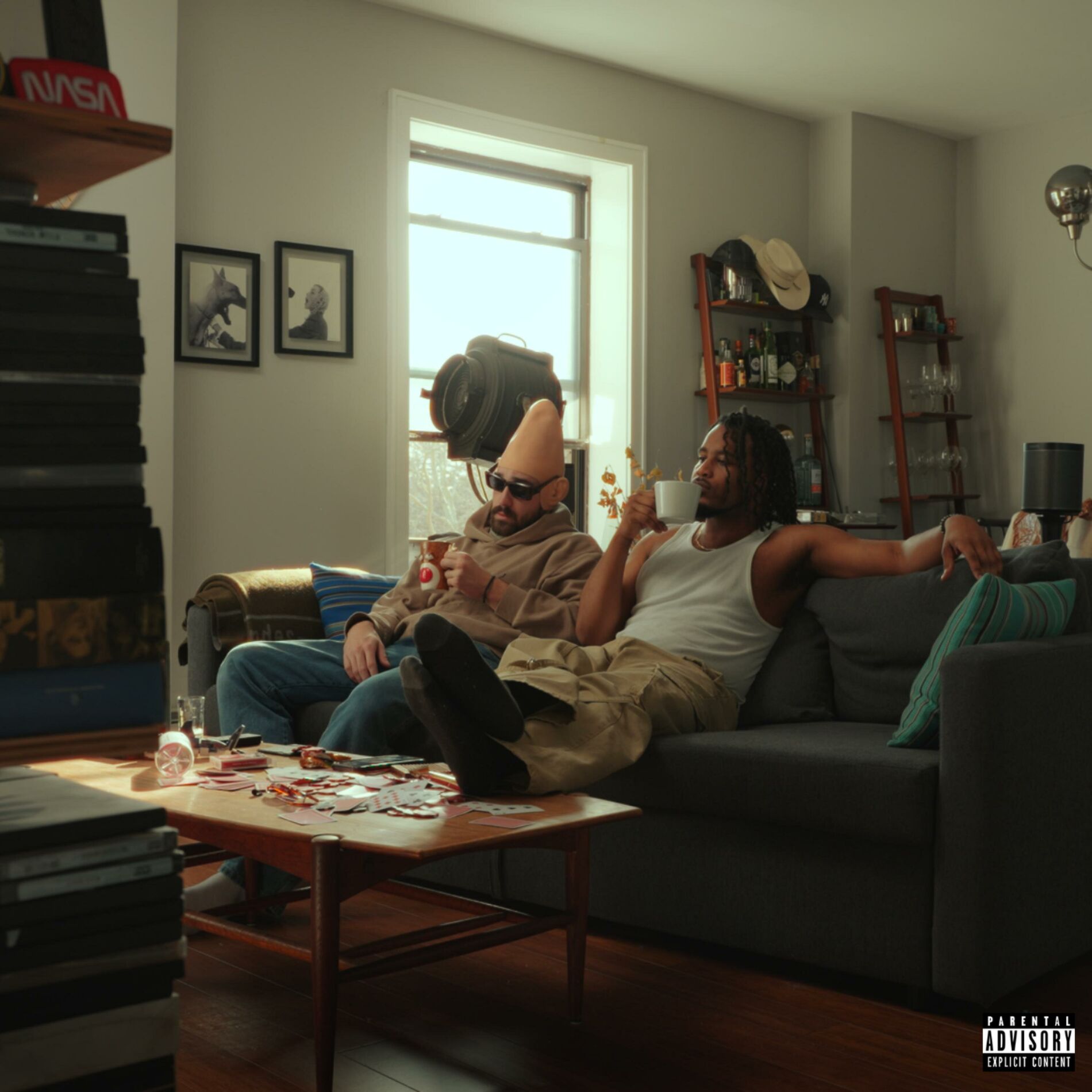 Album cover of let's stay home...