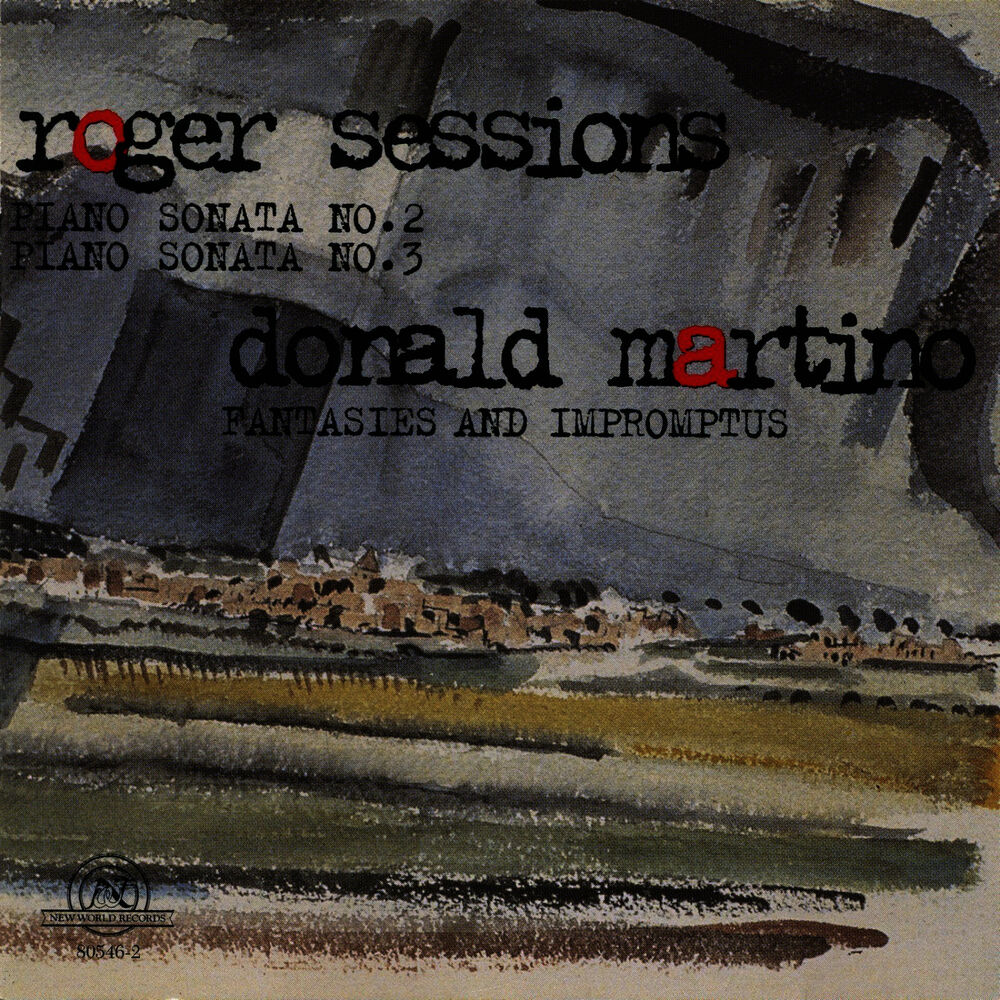 Picture of Roger Sessions and Donald Martino: Piano Sonatas