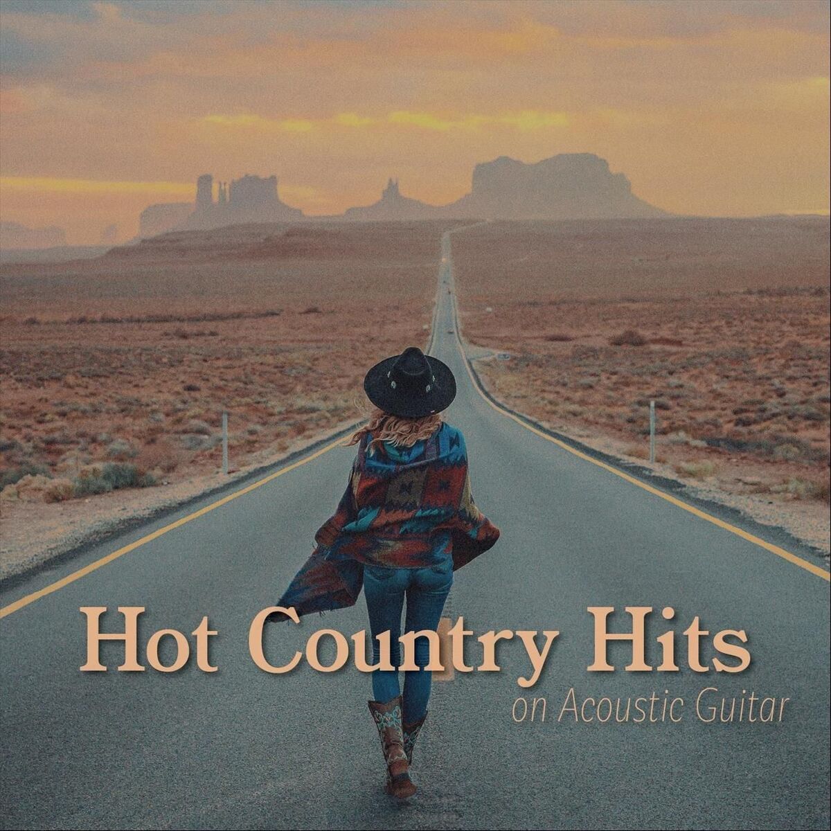 Album cover of Hot Country Hits on Acoustic Guitar