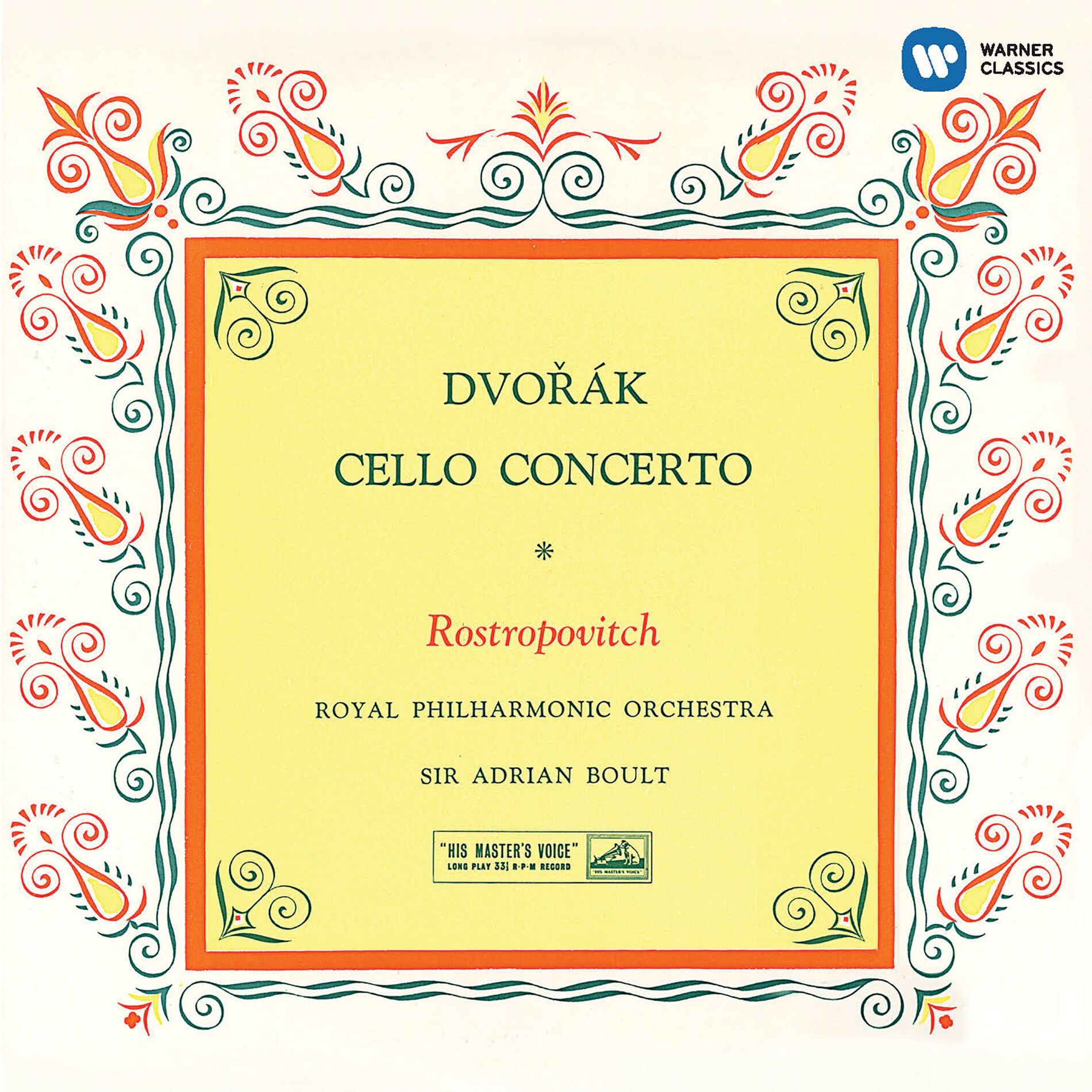 Album cover of Dvorák: Cello Concerto