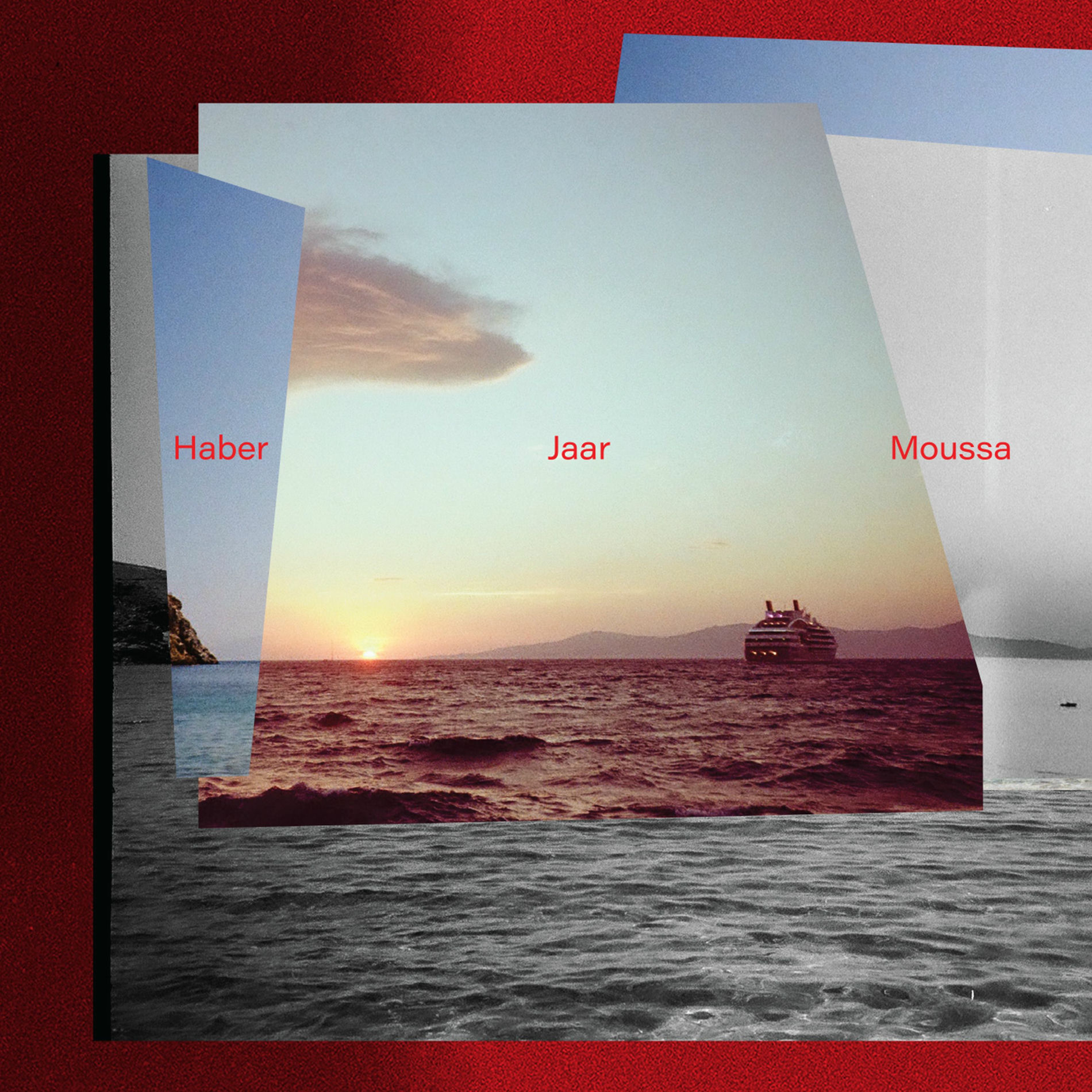 Album cover of Crashing waves dance to the rhythm set by the broadcast journalist revealing the tragedies of the day