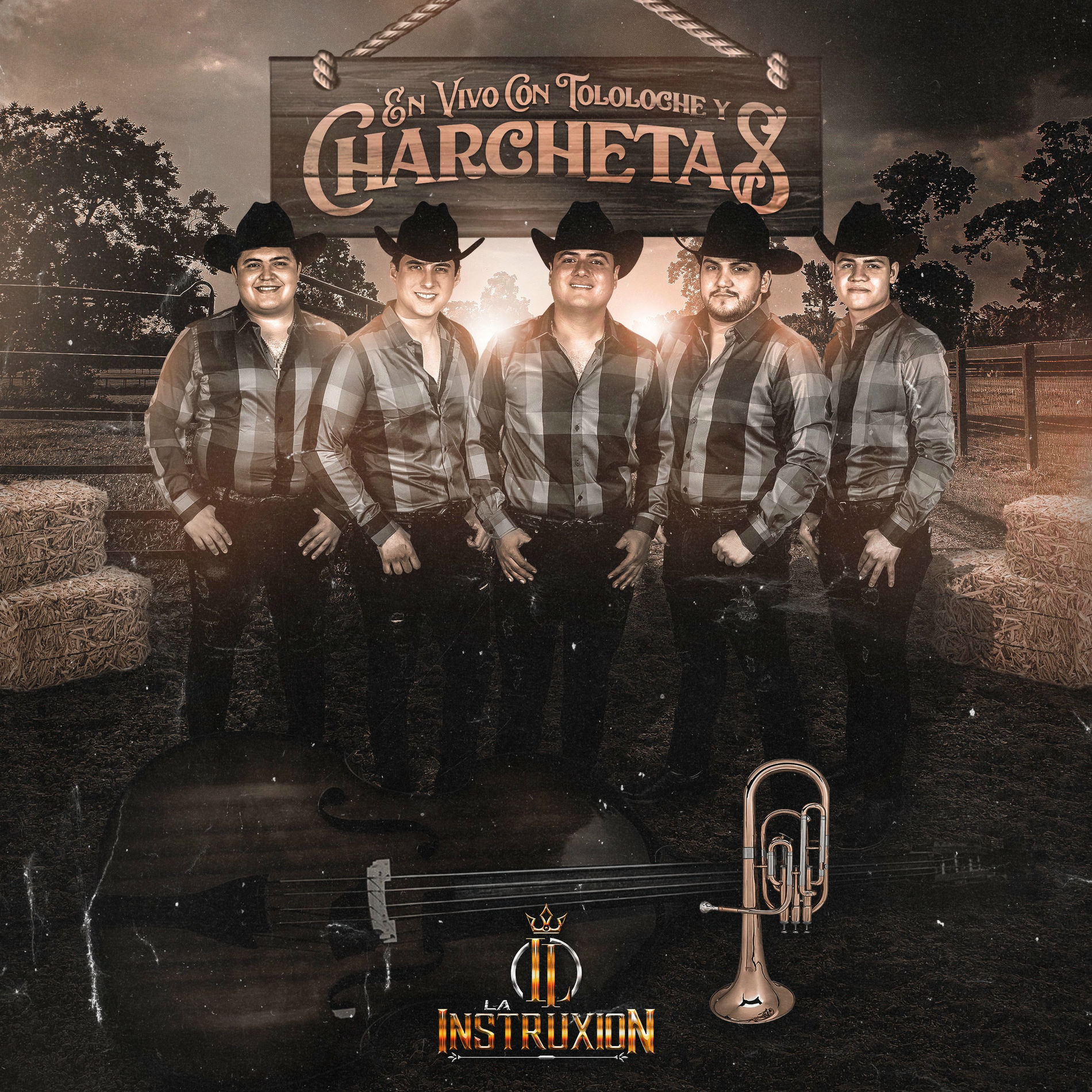 Album cover of En Vivo Con Tololoche y Charchetas