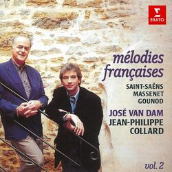 Cover of Mélodies françaises, vol. 2: Saint-Saëns, Massenet & Gounod