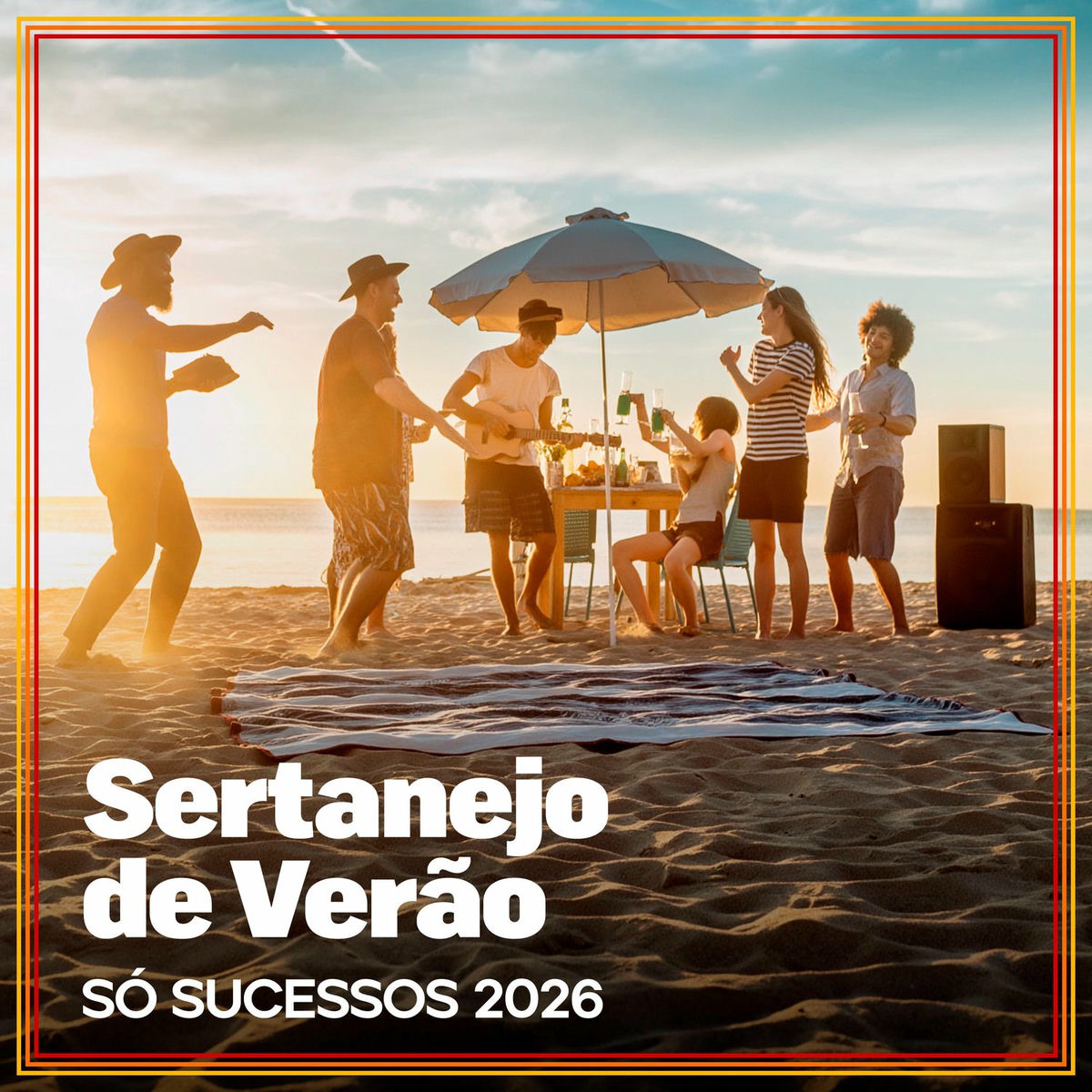 Album cover of Sertanejo de Verão - Só Sucessos 2026 (Ao Vivo)