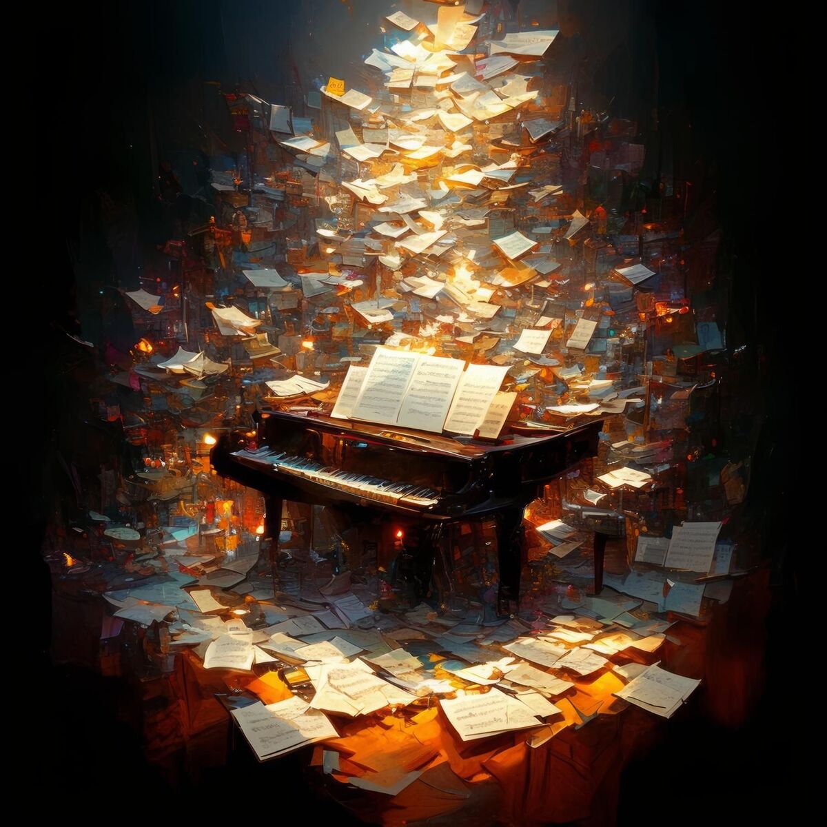 Album cover of Dreamy Celestial Tunes: Rainfall on a Piano's Cradle