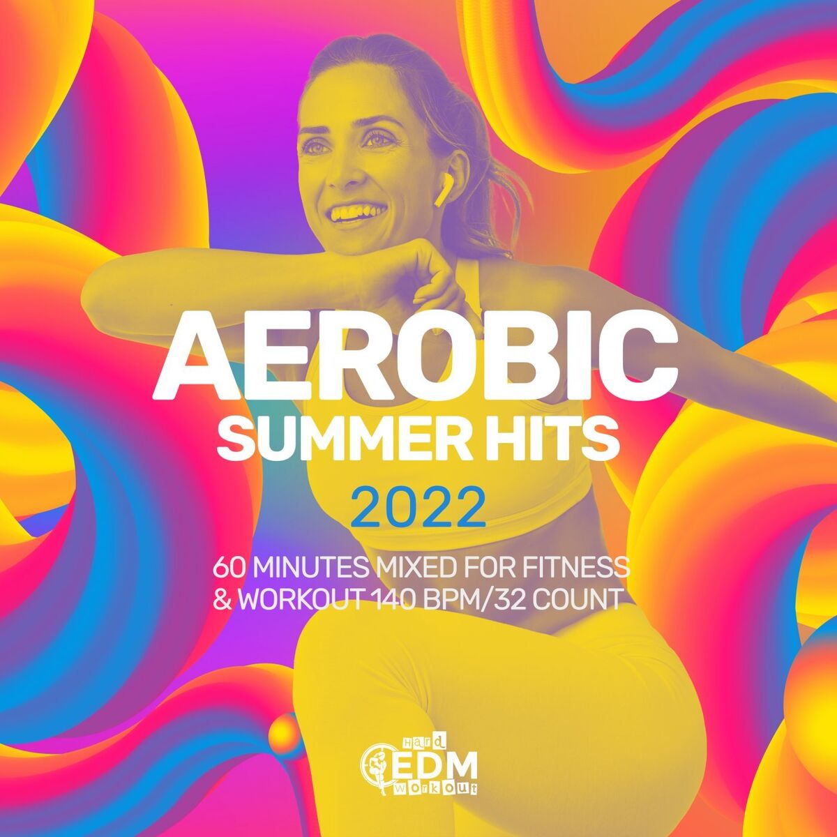 Album cover of Aerobic Summer Hits 2022: 60 Minutes Mixed for Fitness & Workout 140 bpm/32 Count
