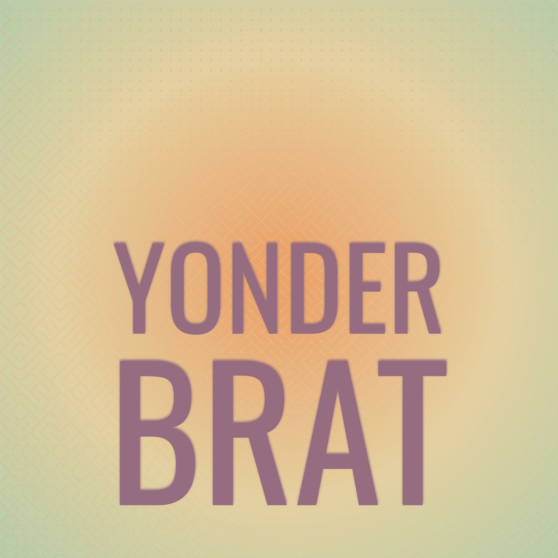 Album cover of Yonder Brat