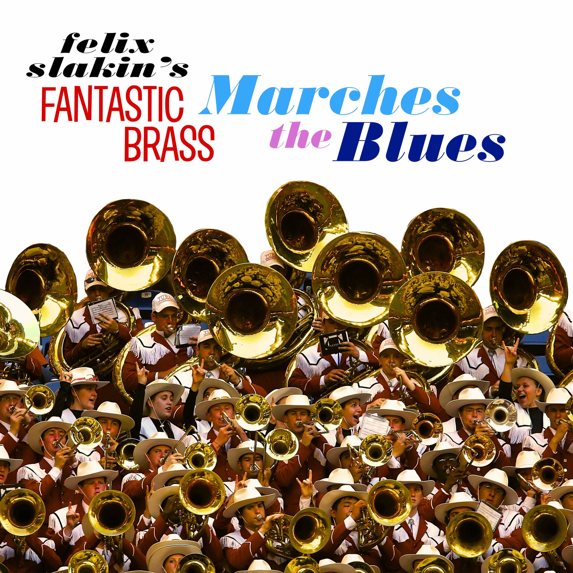 Album cover of Fantastic Brass Marches the Blues