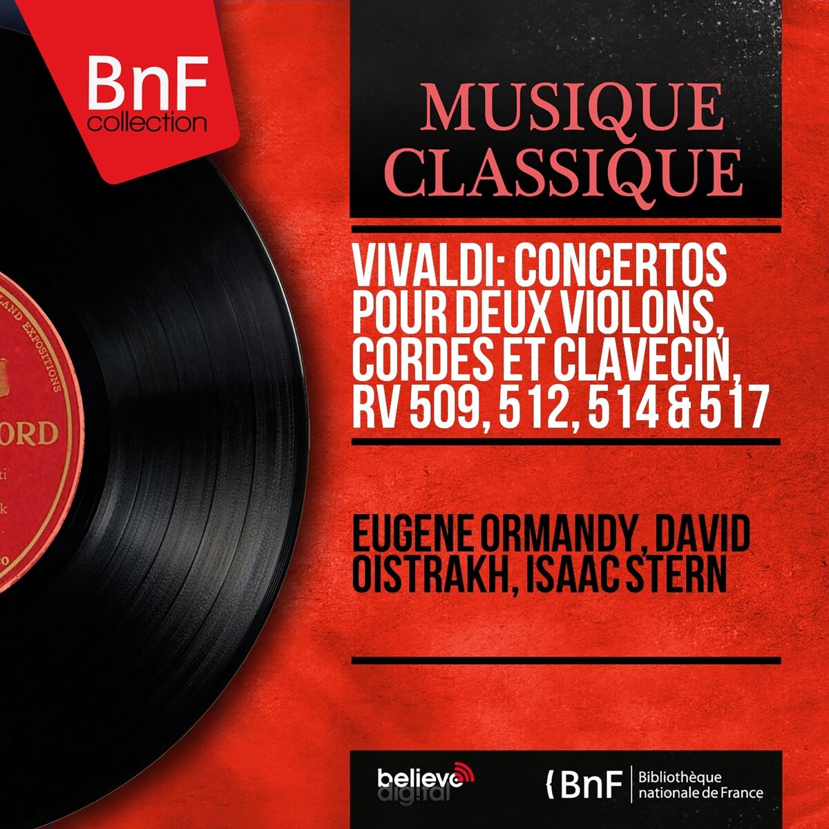 Album cover of Concerto pour deux violons, cordes et clavecin in D Minor, RV 514: I. Allegro non molto