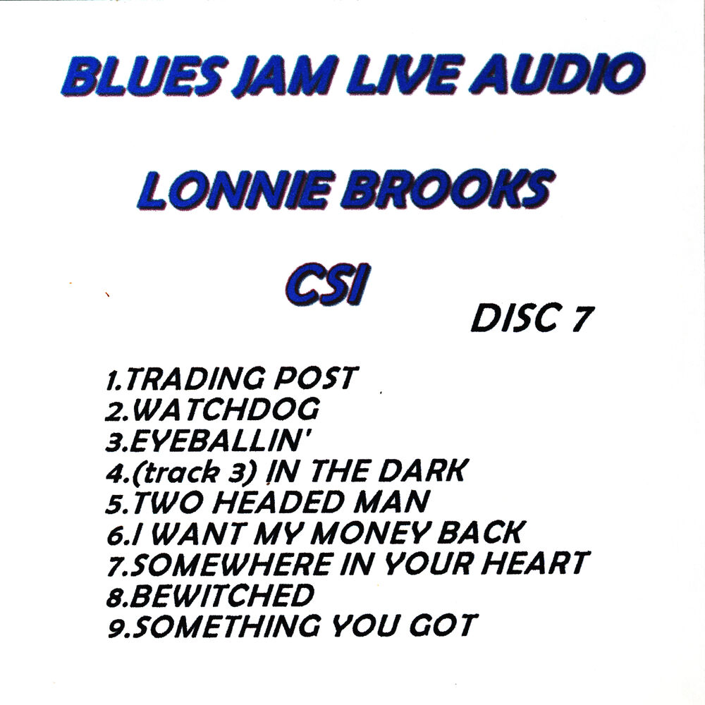 Picture of Blues Jam Live Audio: Lonnie Brooks