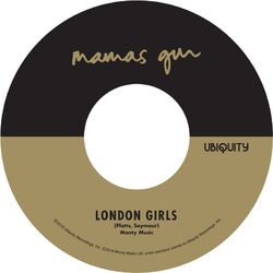 Cover of London Girls b/w Diamond in the Bell Jar