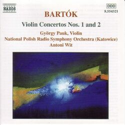 Cover of Bartók: Violin Concertos Nos. 1 & 2