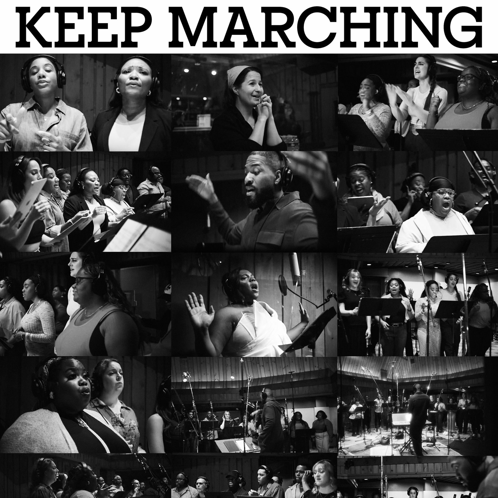 Album cover of Keep Marching (feat. Broadway Inspirational Voices)