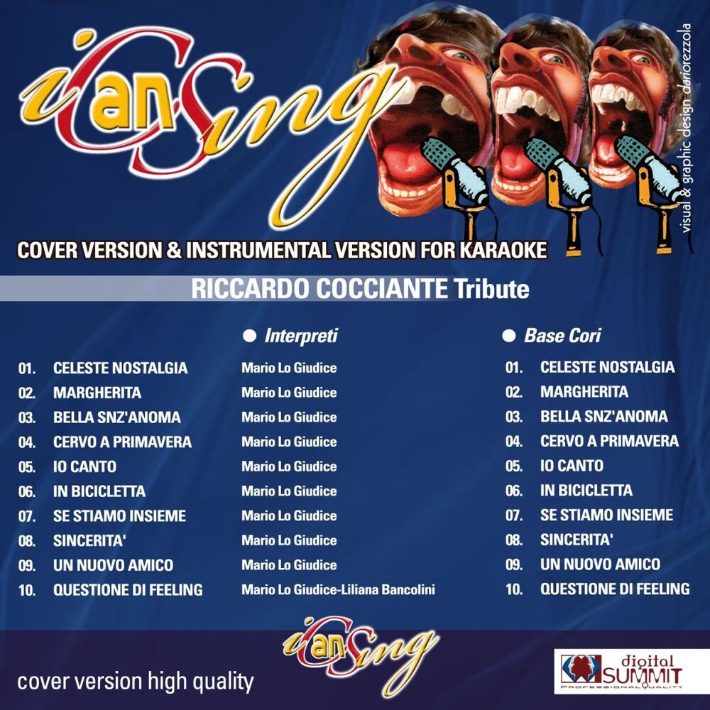 Picture of I Can Sing : Riccardo Cocciante Tribute (Cover Version & Instrumental Version for Karaoke)