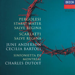 Cover of Scarlatti: Salve Regina / Pergolesi: Stabat Mater