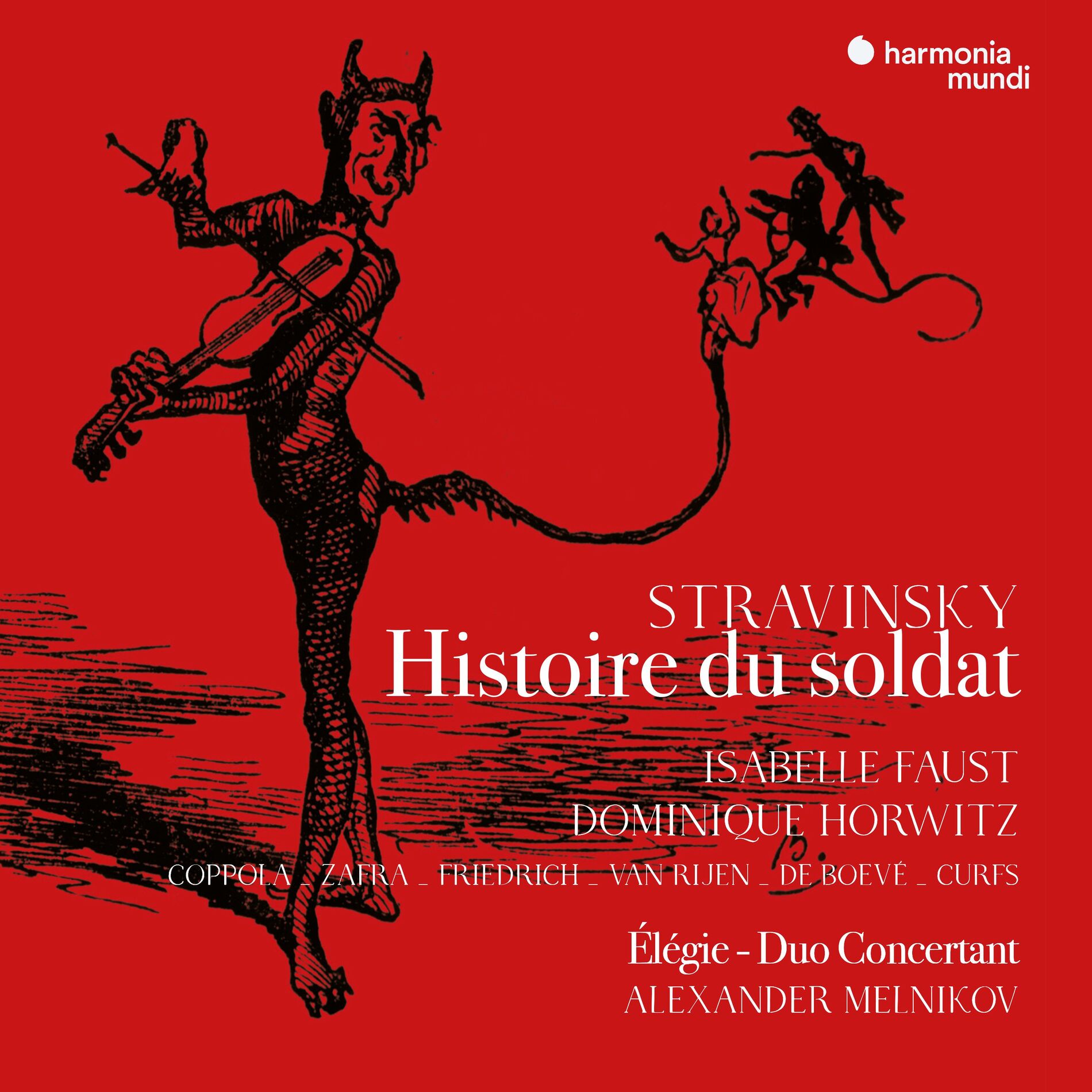 Album cover of Stravinsky: Histoire du soldat (version française), Élégie, Duo concertant