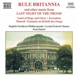 Cover of Rule Britannia & Other Music from Last Night of the Proms