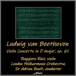 Cover of Beethoven: Violin Concerto in D Major, OP. 61
