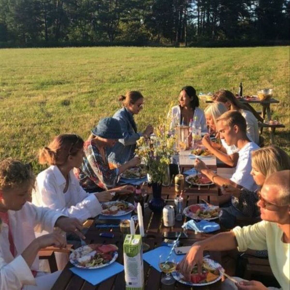 Album cover of classical music for a summer dinner party