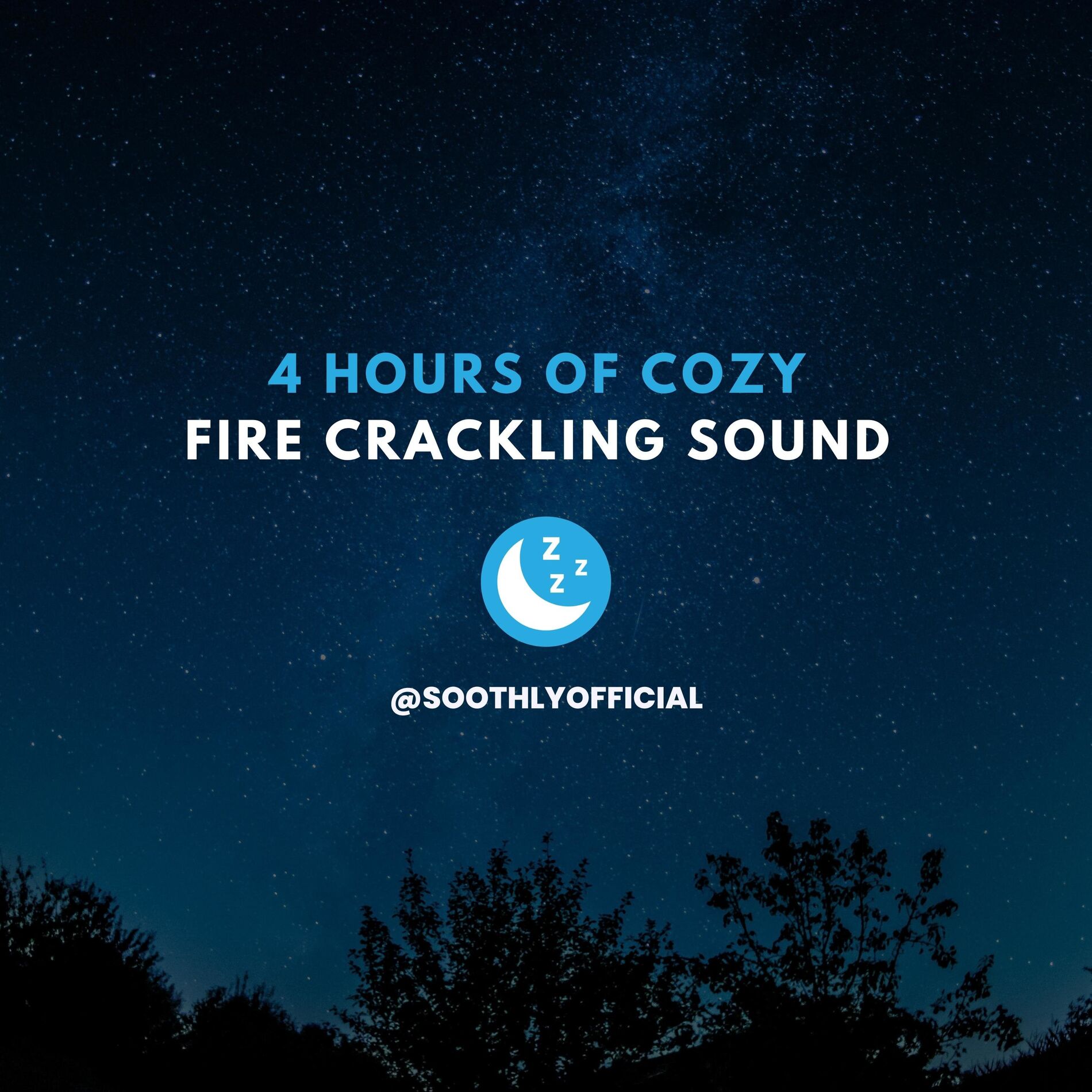 Album cover of 4 Hours of Fire Crackling Sound for Sleeping and Relaxation