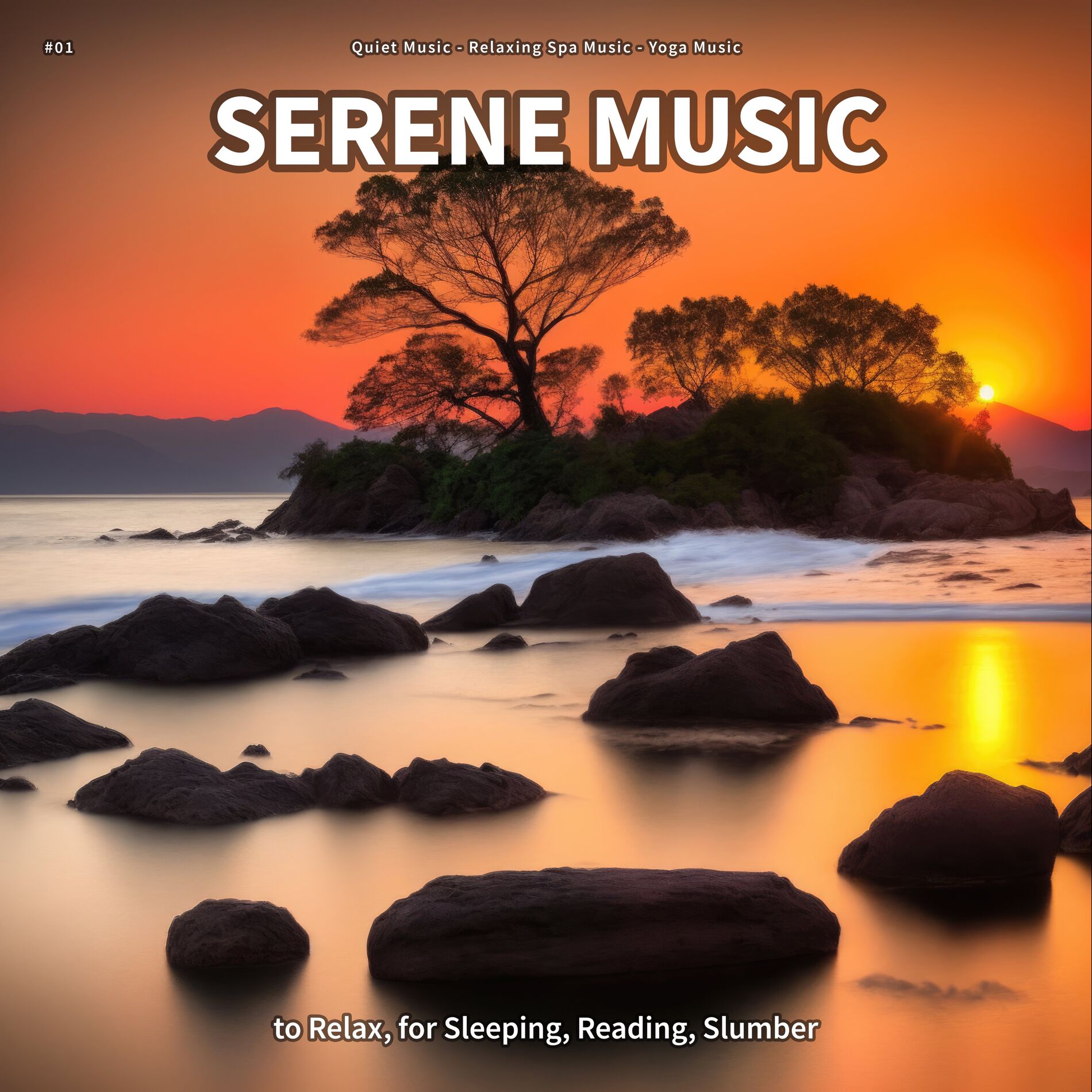 Album cover of #01 Serene Music to Relax, for Sleeping, Reading, Slumber