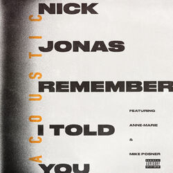 Cover of Remember I Told You (Acoustic)