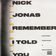 Remember I Told You (Acoustic) by Nick Jonas album cover