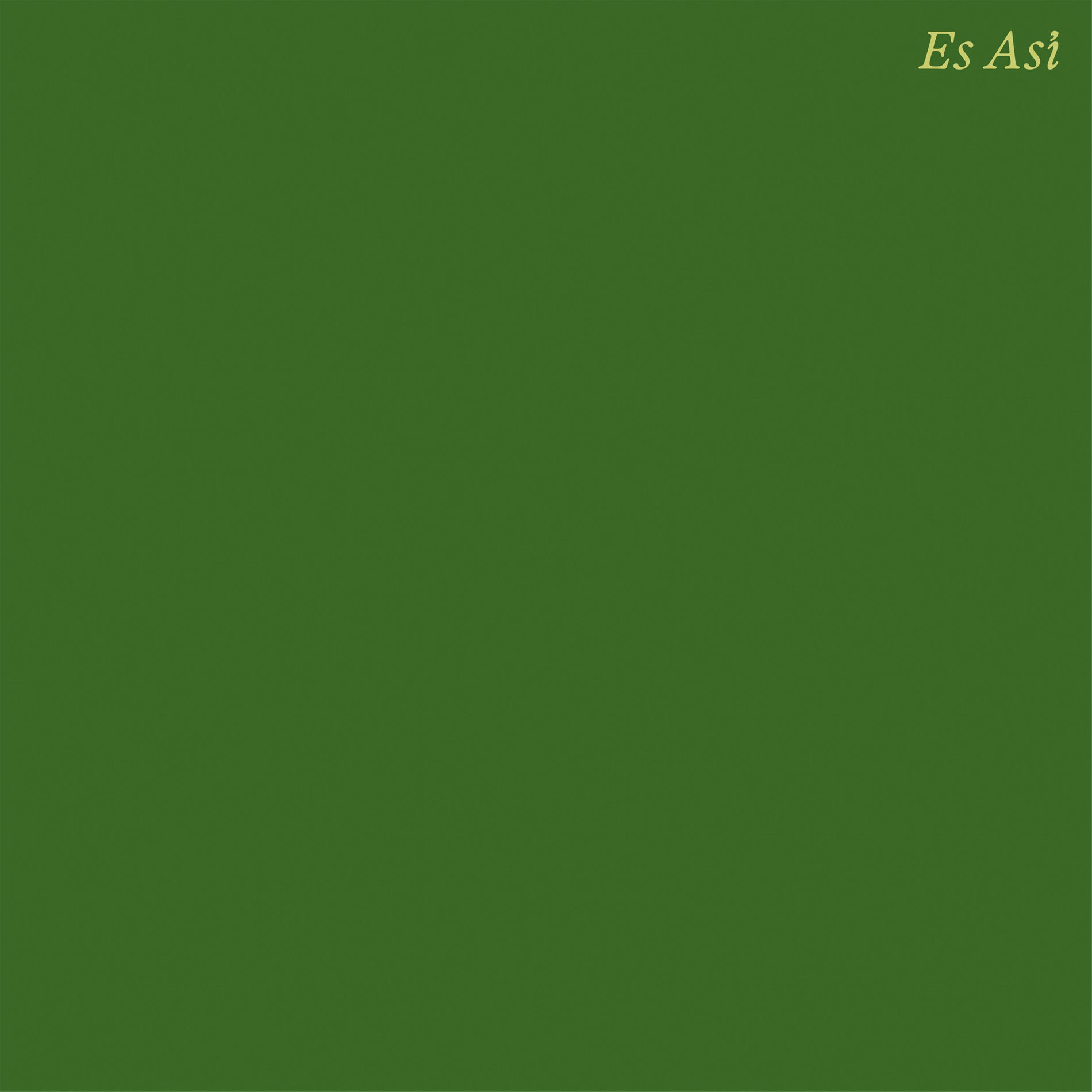 Album cover of Es Así