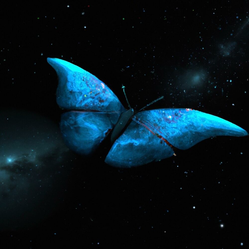 Picture of dead butterflies