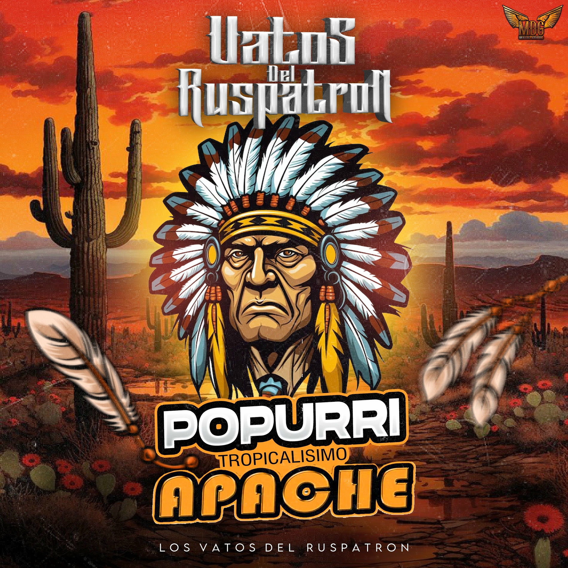 Album cover of Popurri Tropicalisimo Apache: Loco Electricidad / Duro a la Baila / La Hierba Se Movía / Magia de Mujer / Tumbala