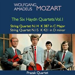 Cover of Mozart: The Six Haydn Quartets, Vol. I: String Quartet No. 14 in G Major, K.387 - String Quartet No. 15 in D Minor, K.421