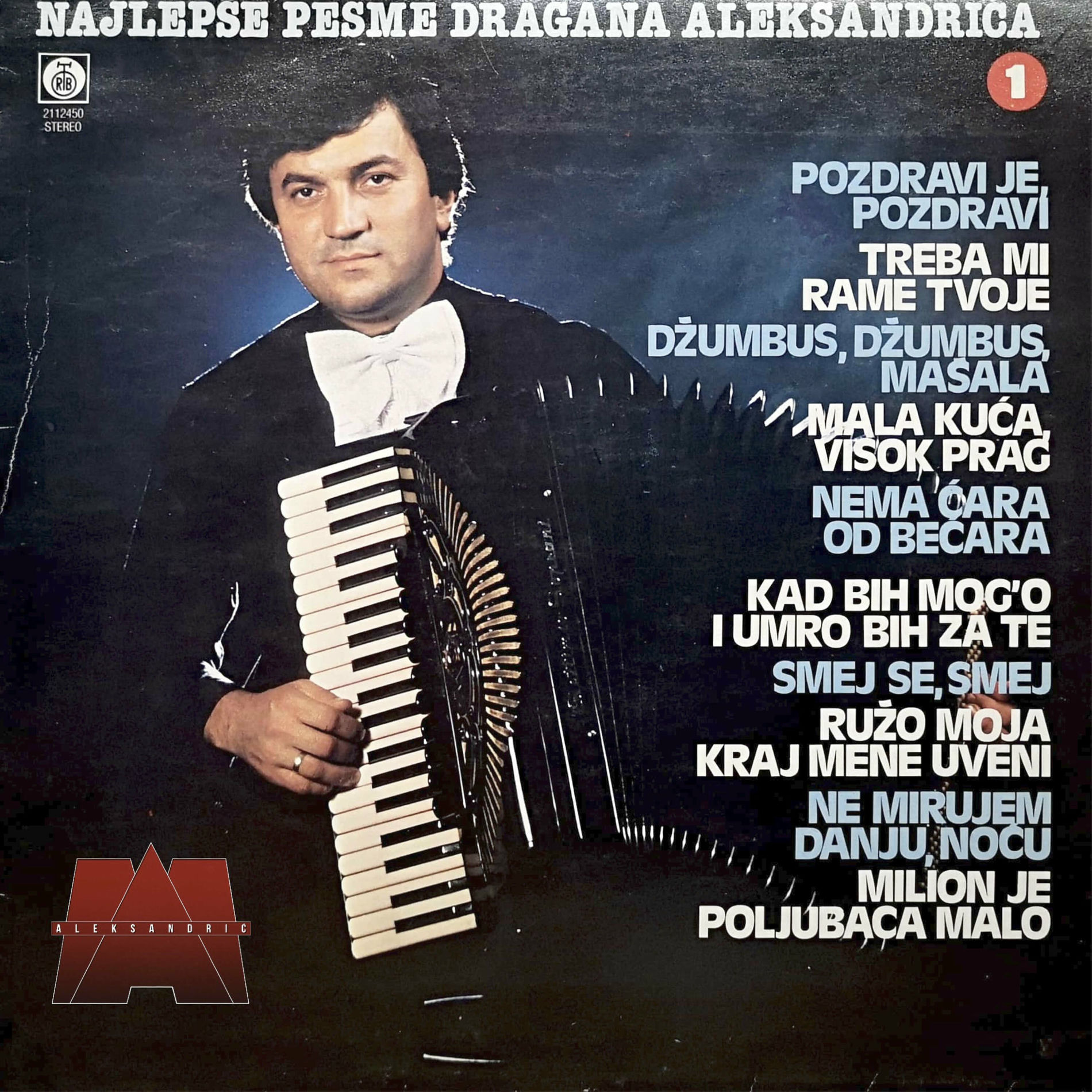 Album cover of Najlepše pesme Dragana Aleksandrića 1
