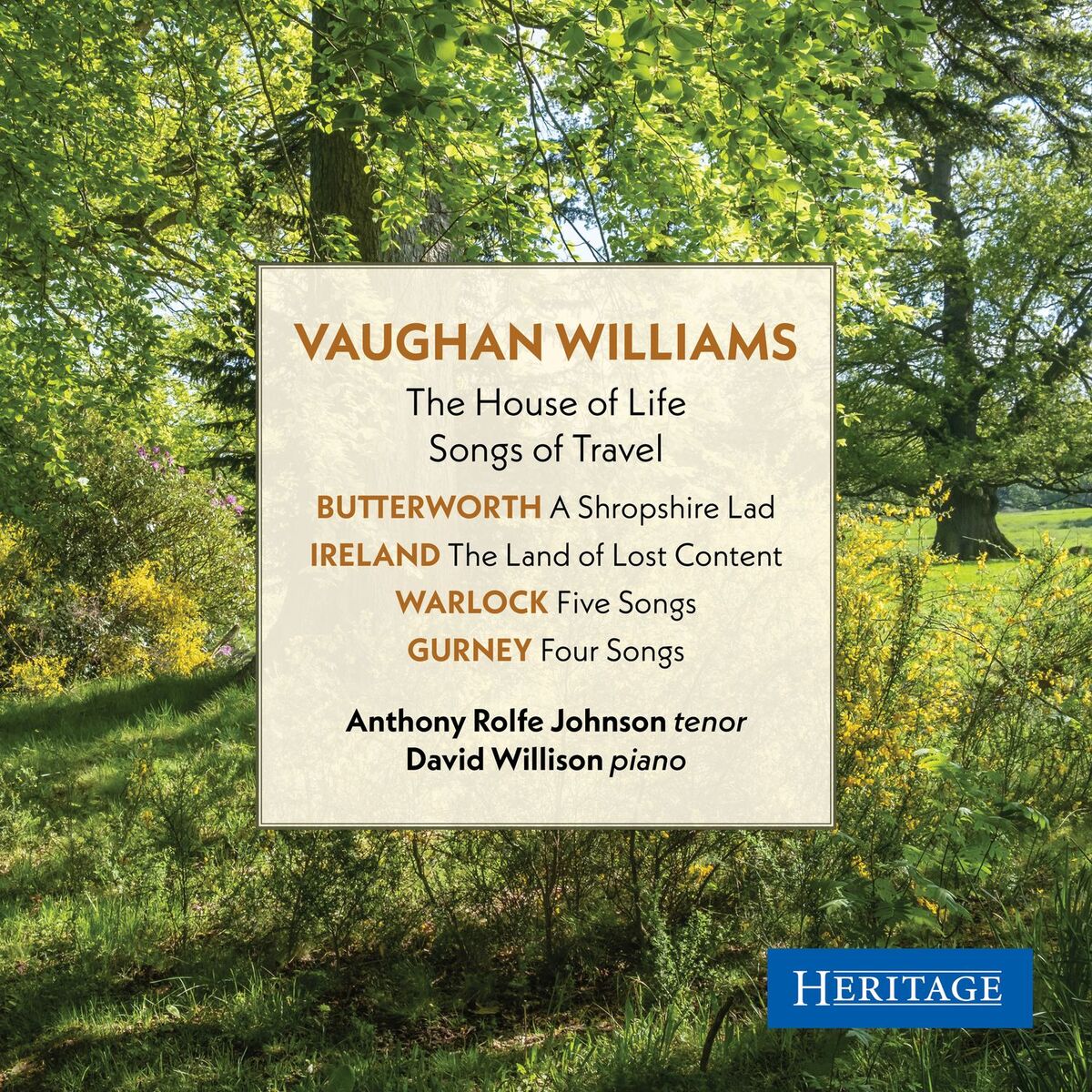 Album cover of Vaughan Williams: Songs of Travel; The House of Life