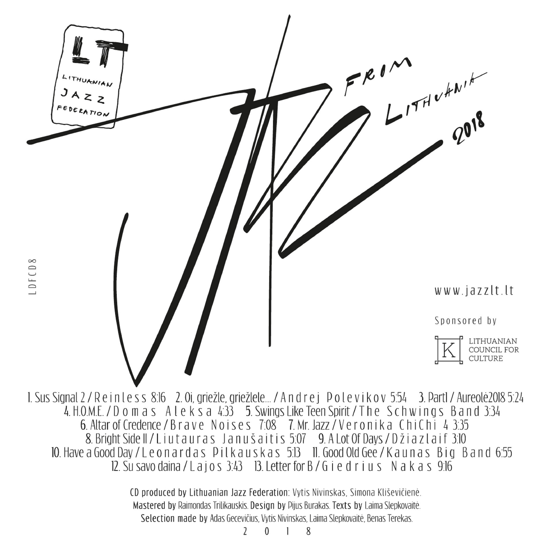 Album cover of Jazz From Lithuania 2018